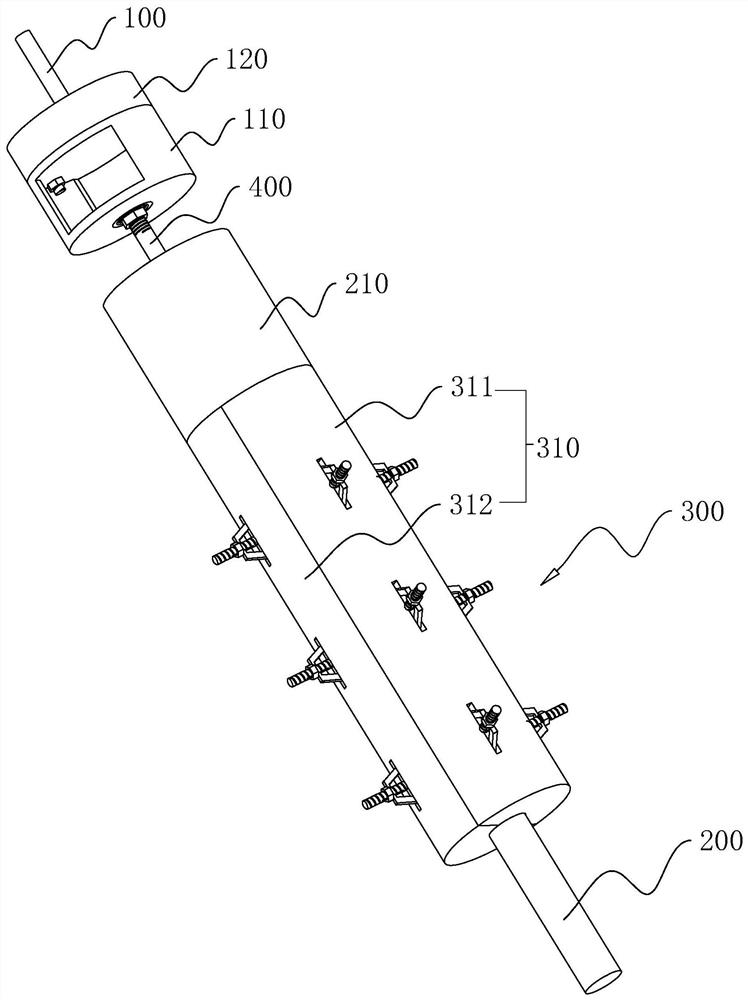 An optical cable traction joint that reduces the core breakage rate of the optical cable