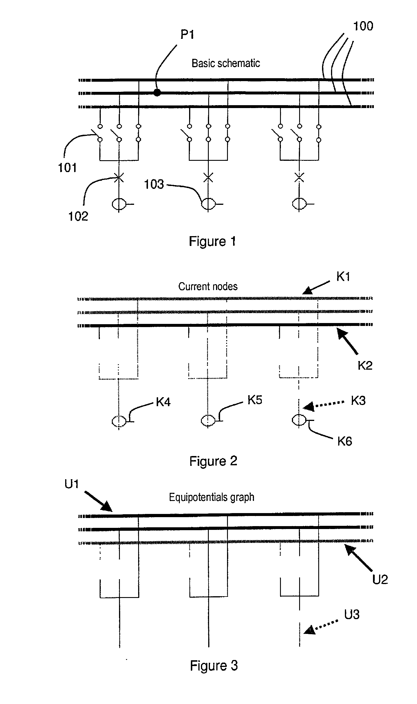 Process for initializing and updating the topology of a high-voltage or medium-voltage electrical power station