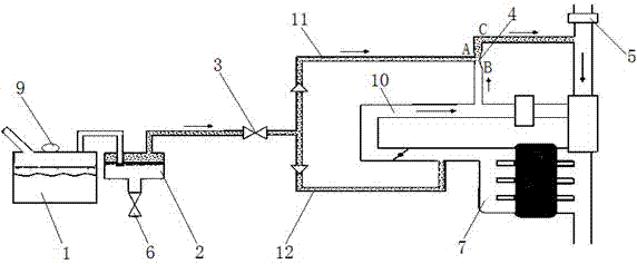 Diagnosis method for desorption flow of high-load desorption pipeline of carbon tank