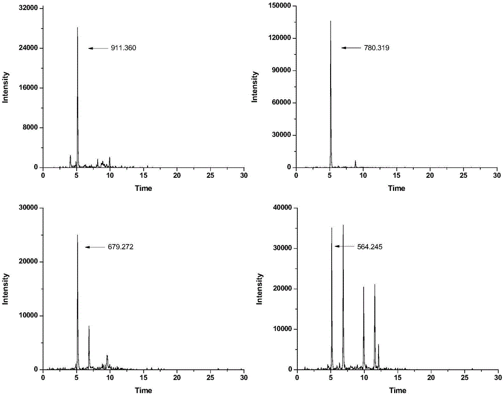 Method for identifying acaudina molpadioides by using specific peptide fragment group