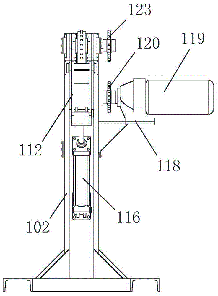 Main rib conveying mechanism for roll welding processing of square pipe steel reinforcement framework