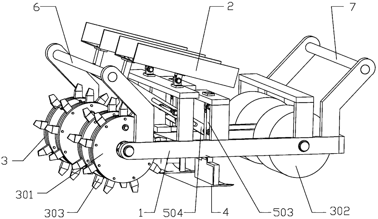 Full-automatic seeding ripper