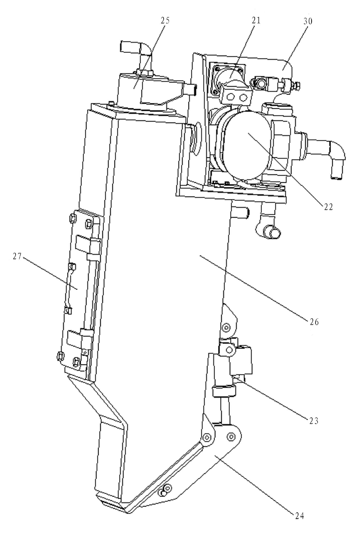 Hydraulic five-arm anchor drill for coal mine