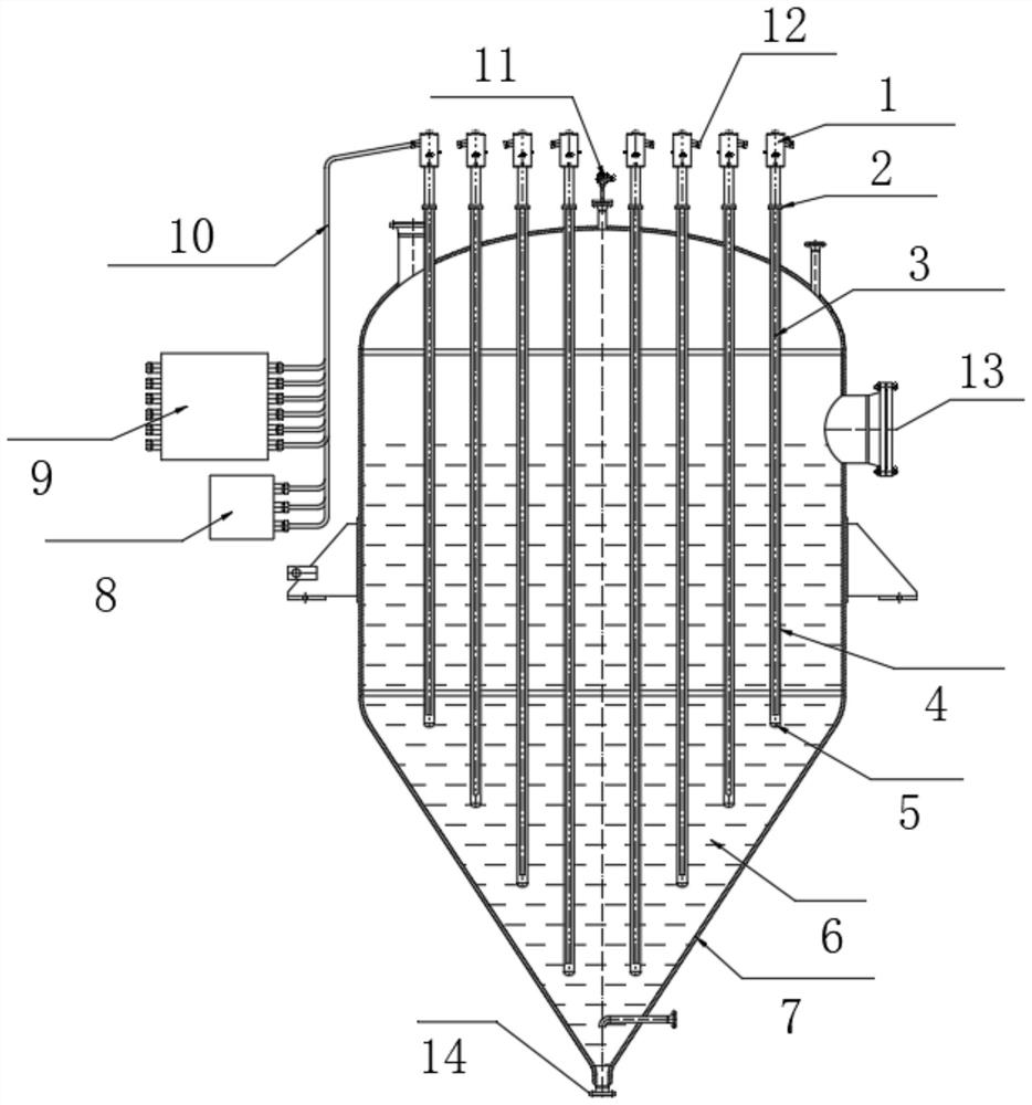 Silicon powder drying electric heating device for polycrystalline silicon photovoltaic industry and use method thereof