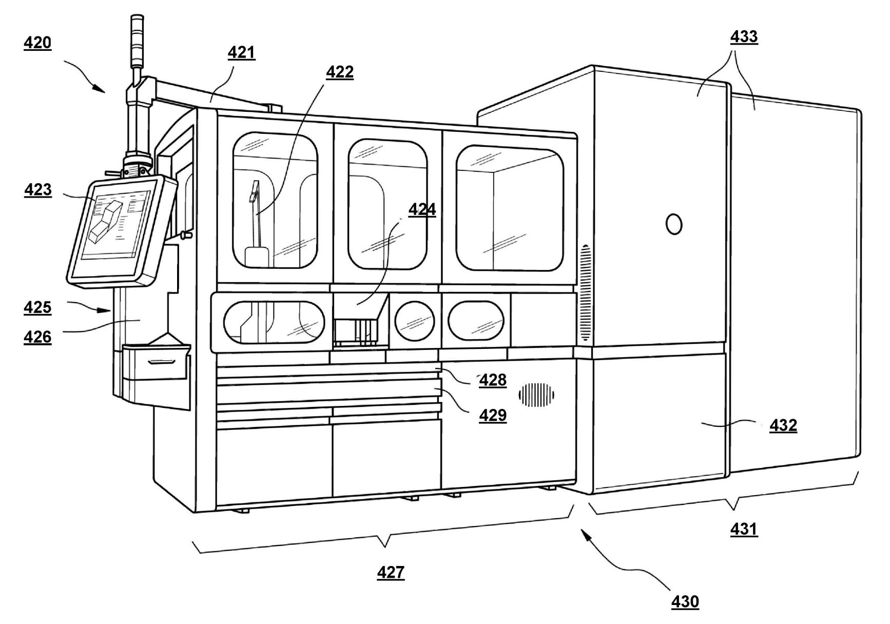 Analysis system and computer implemented method for analyzing biological samples