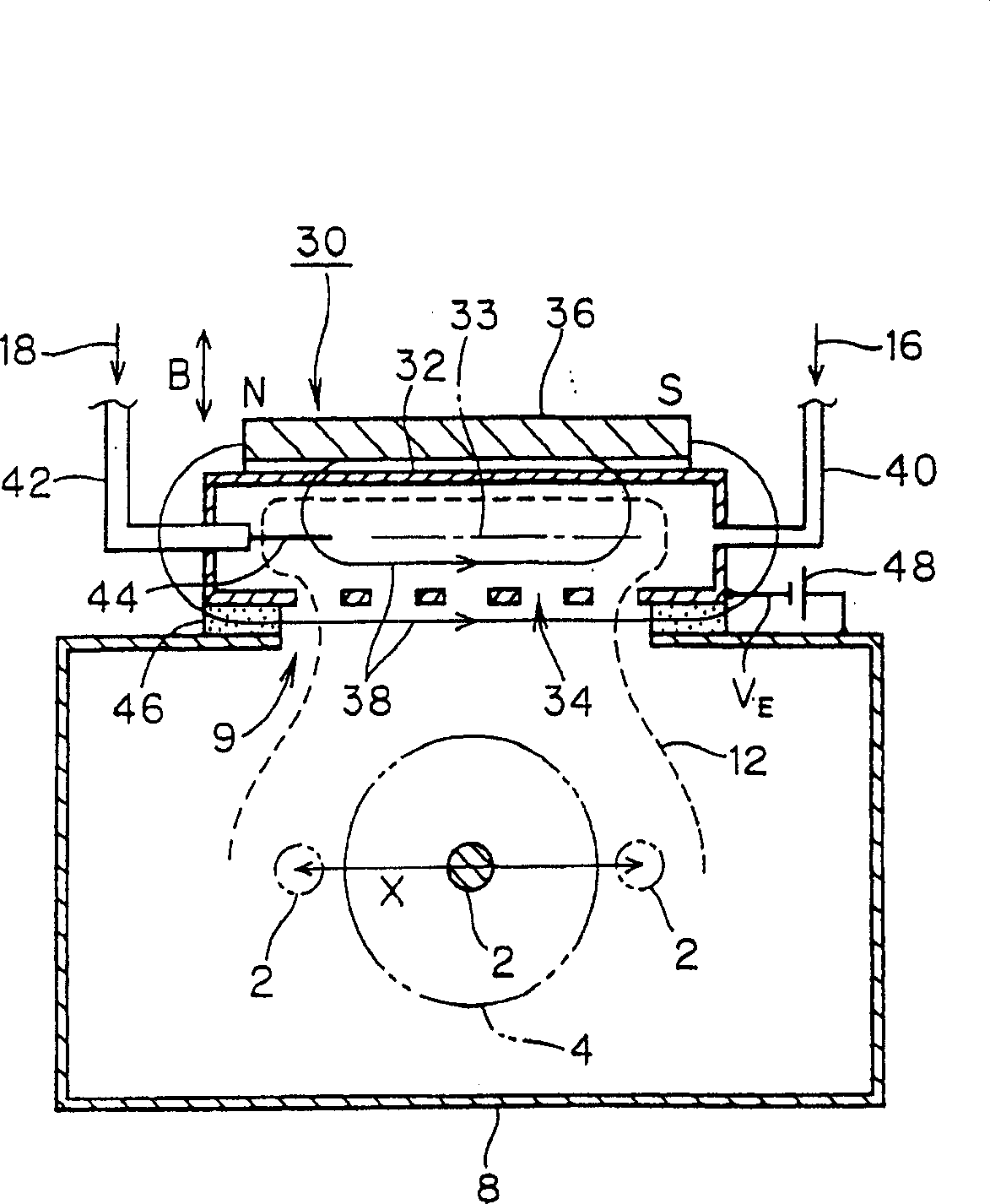 Ion generator for ion beam radiator