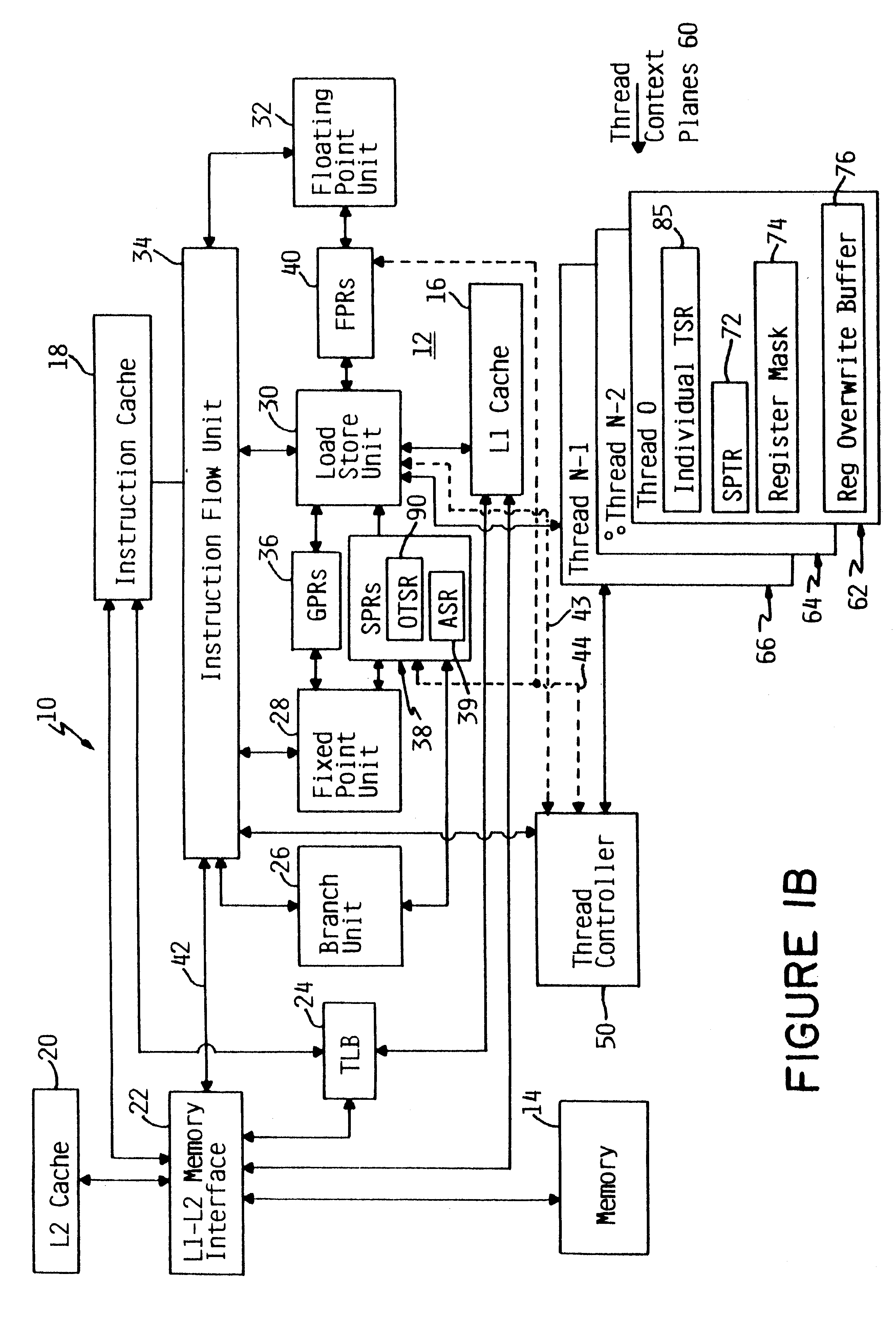 Apparatus and method for retrofitting multi-threaded operations on a computer by partitioning and overlapping registers