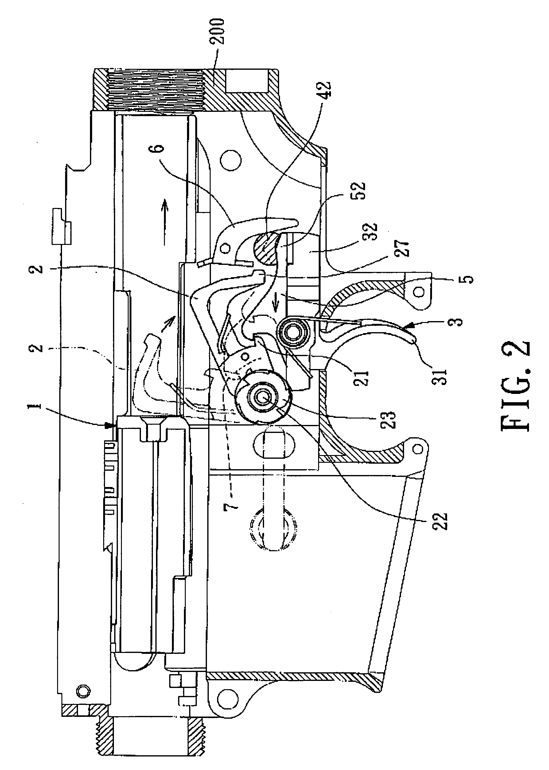 Firing control mechanism for toy gun