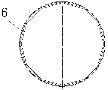 A separation cylinder for a thin lead grid separator for processing waste lead-acid batteries