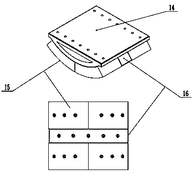 Magnetic adsorption type wall-climbing wheel