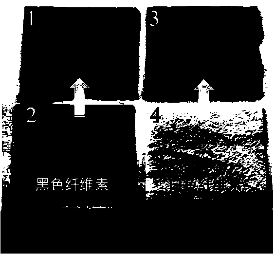 Solar photo-thermal conversion composite film and preparation method thereof