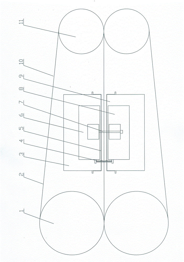 Side sealing mechanism of film packaging machine