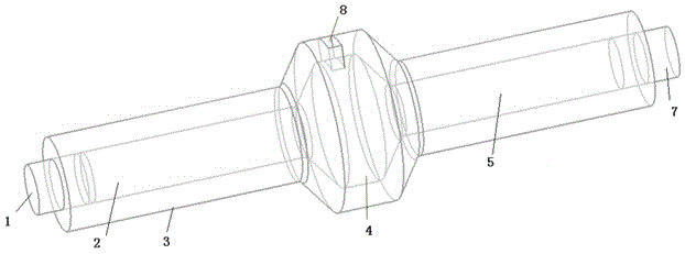 Bidirectional extrusion mould and extrusion moulding method for double-layer metal plate and strip or sectional material