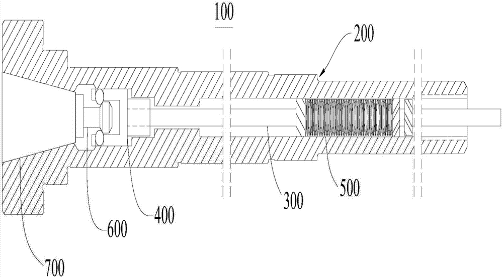 Spindle broach device and turret type numerical control milling machine