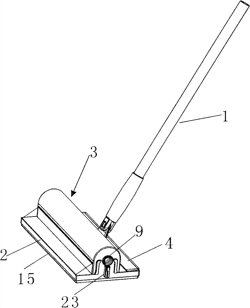 Convenient dedusting paper mop