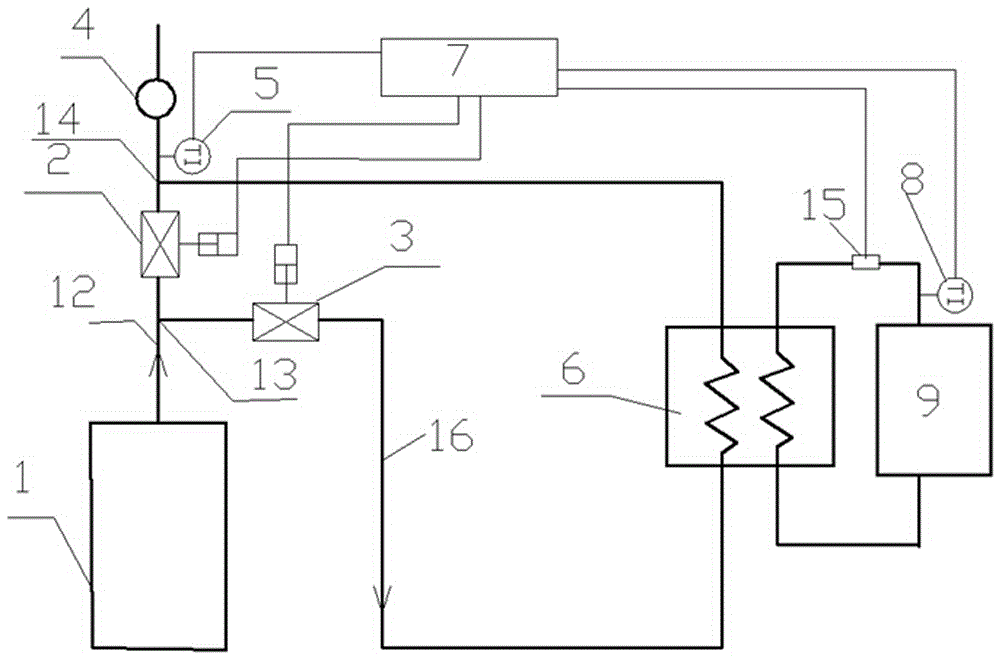 A utility boiler waste heat utilization system