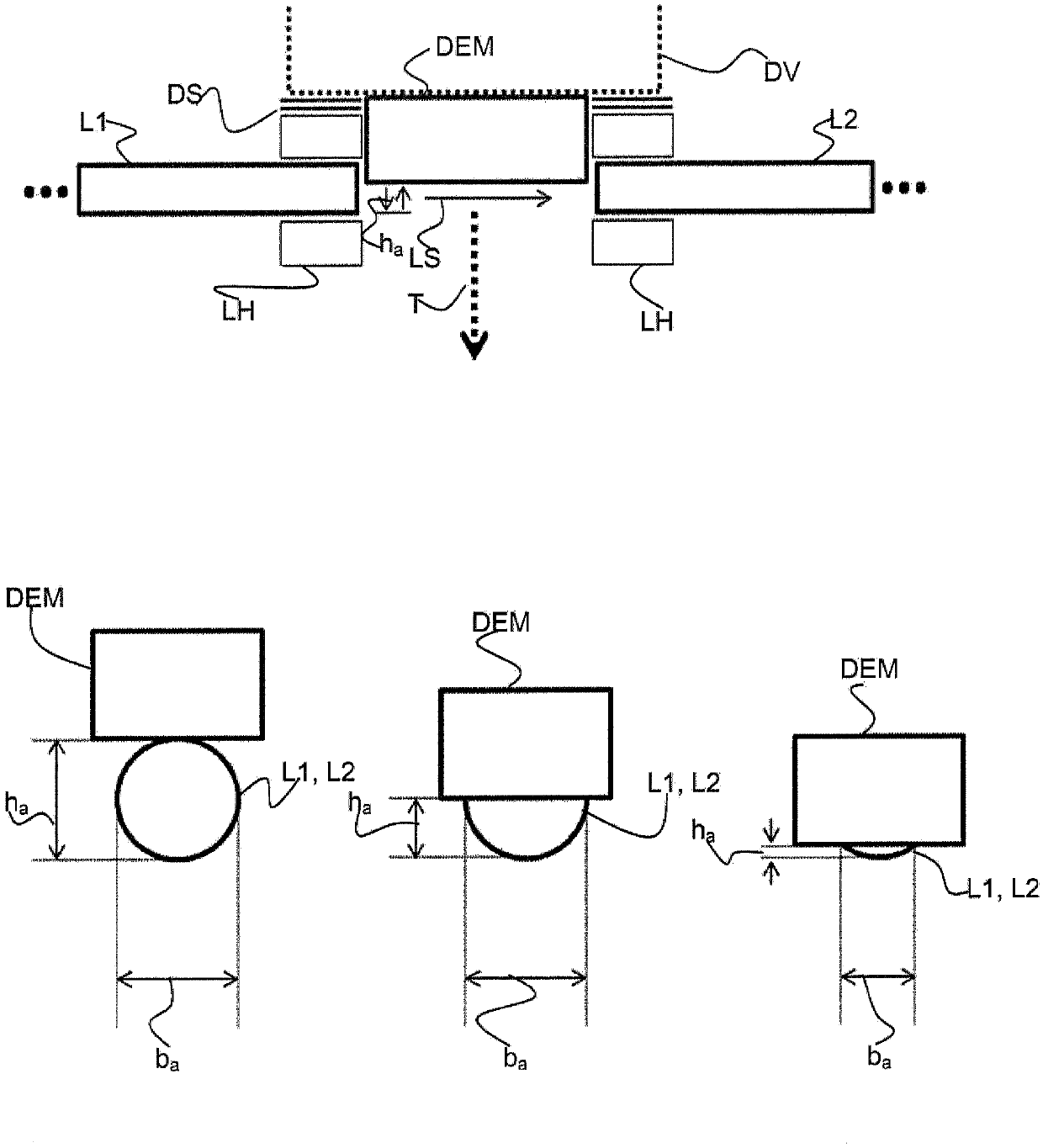 Optical waveguide arrangement for the optical detection of drops