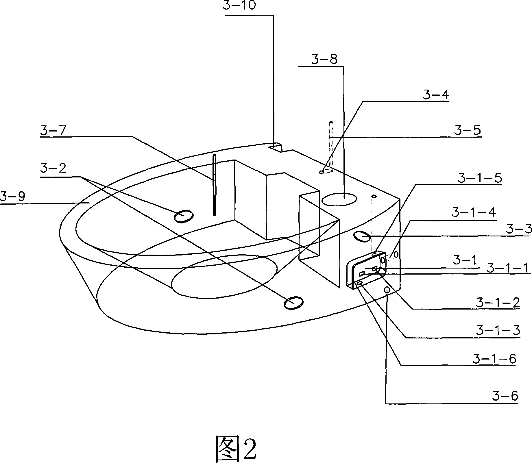 Water saving toilet system with middle water tank