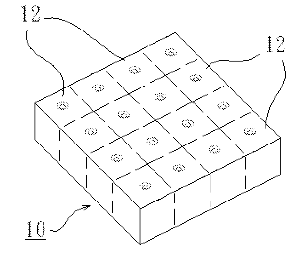 Lens barrel array and lens array and the method of making the same