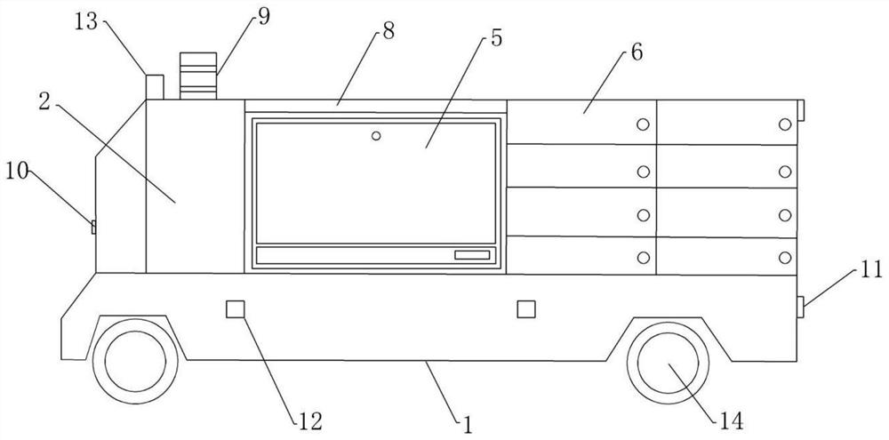 Mobile counter robot and scheduling method thereof, electronic equipment and storage medium