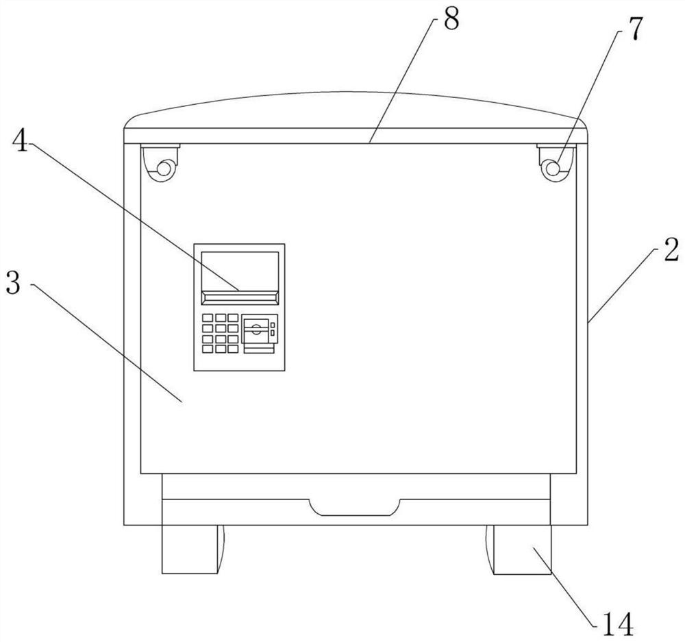 Mobile counter robot and scheduling method thereof, electronic equipment and storage medium