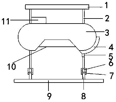 Wood chip processing adsorption device for wood cutting