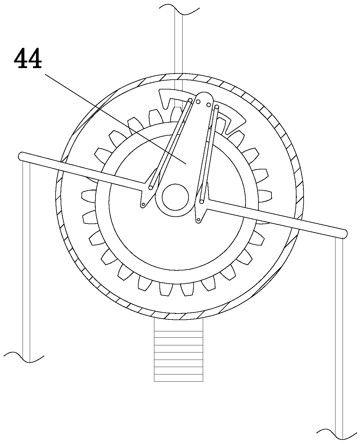 An air-conditioning unit chassis that is convenient for hoisting