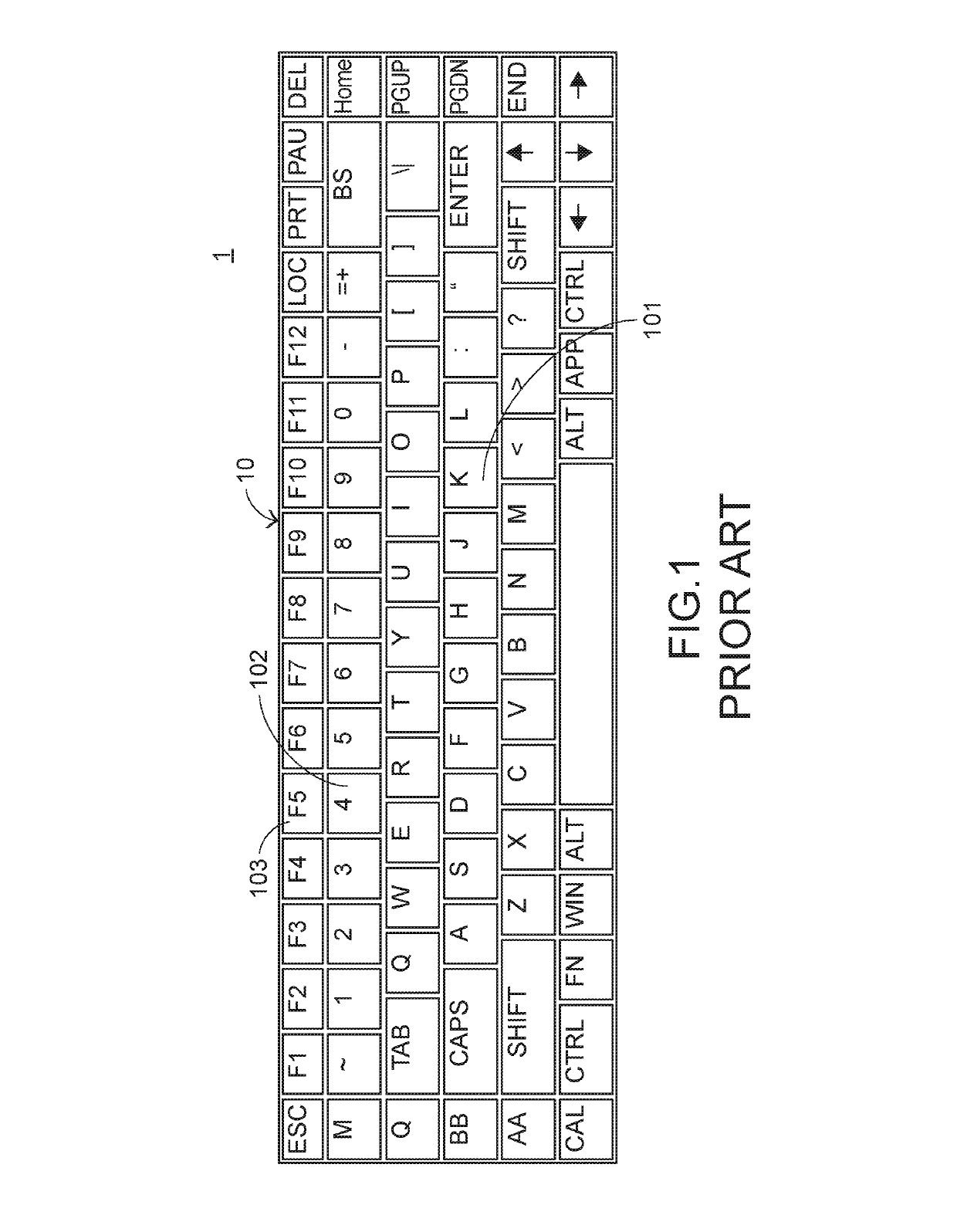 Luminous keyboard