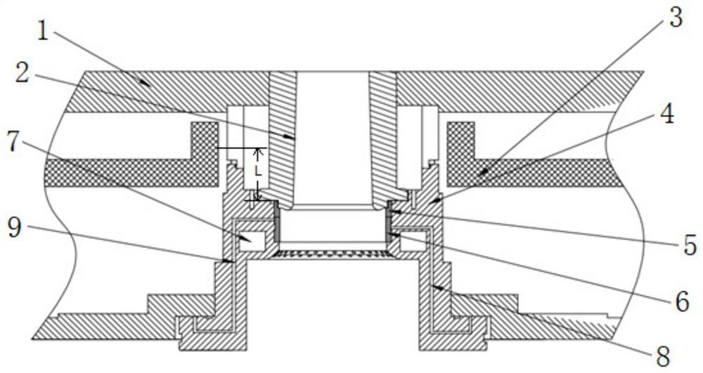 Casting mold of high alloyed alloy cast rod and preparation method thereof