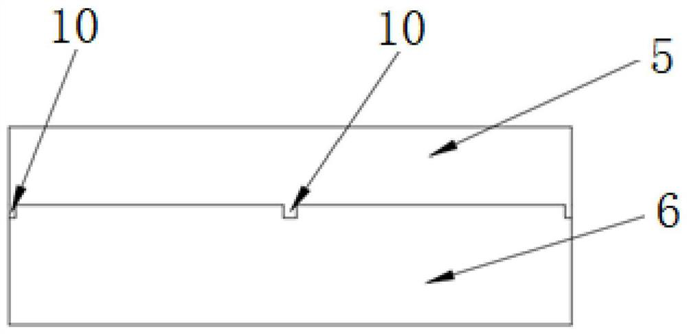 Casting mold of high alloyed alloy cast rod and preparation method thereof