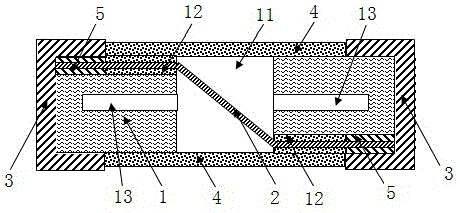 A chip type protection element and its mass production method