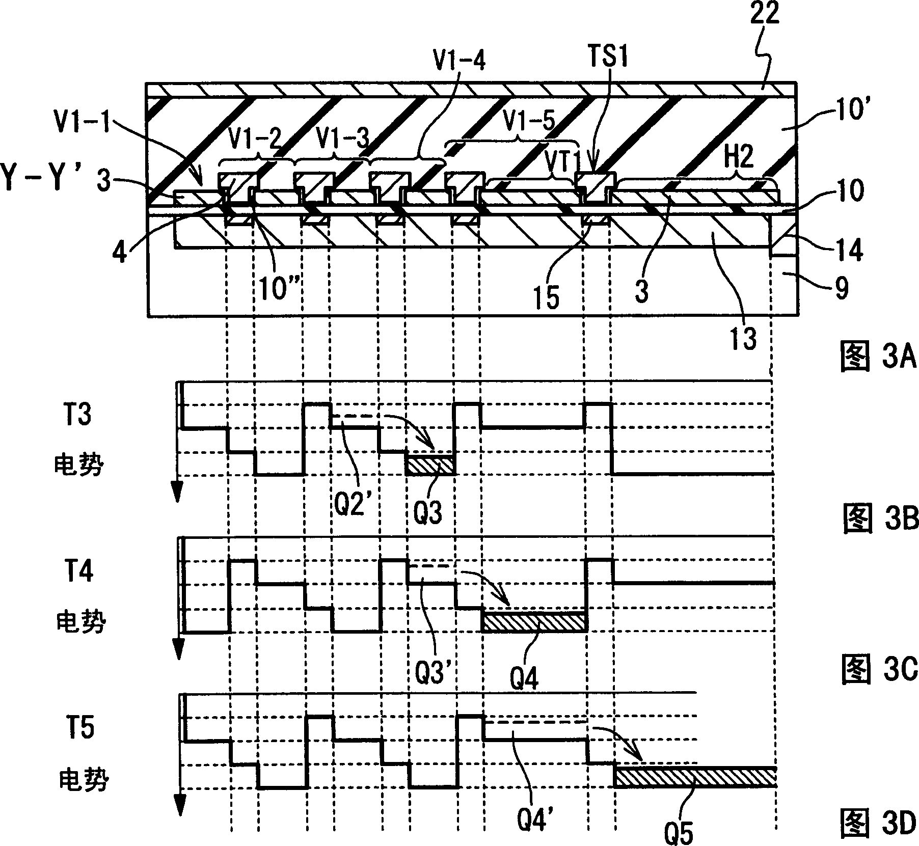 Colour image sensor and driving method thereof