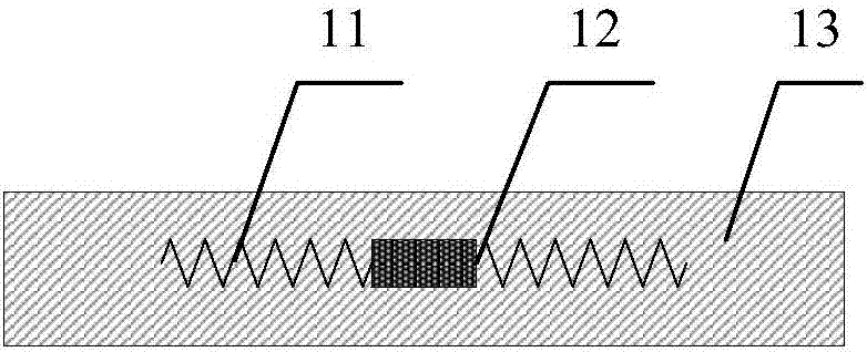 Tire with measurable temperature and vehicle