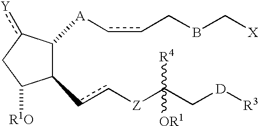 3, 7 or 3 and 7 thia or oxa prostanoic acid derivatives as agents for lowering intraocular pressure