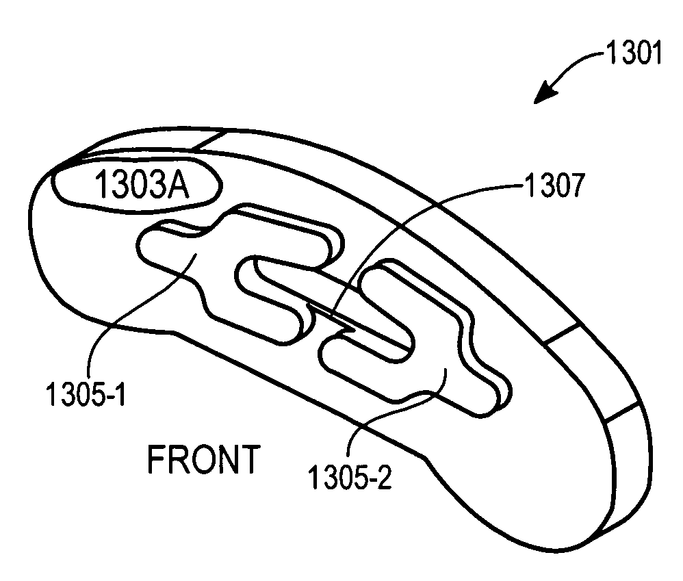 Bone implant with osteo-inducing structure