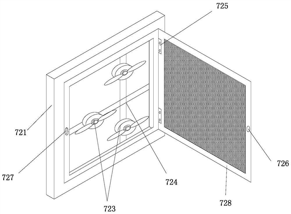 Server heat dissipation rack convenient to overhaul