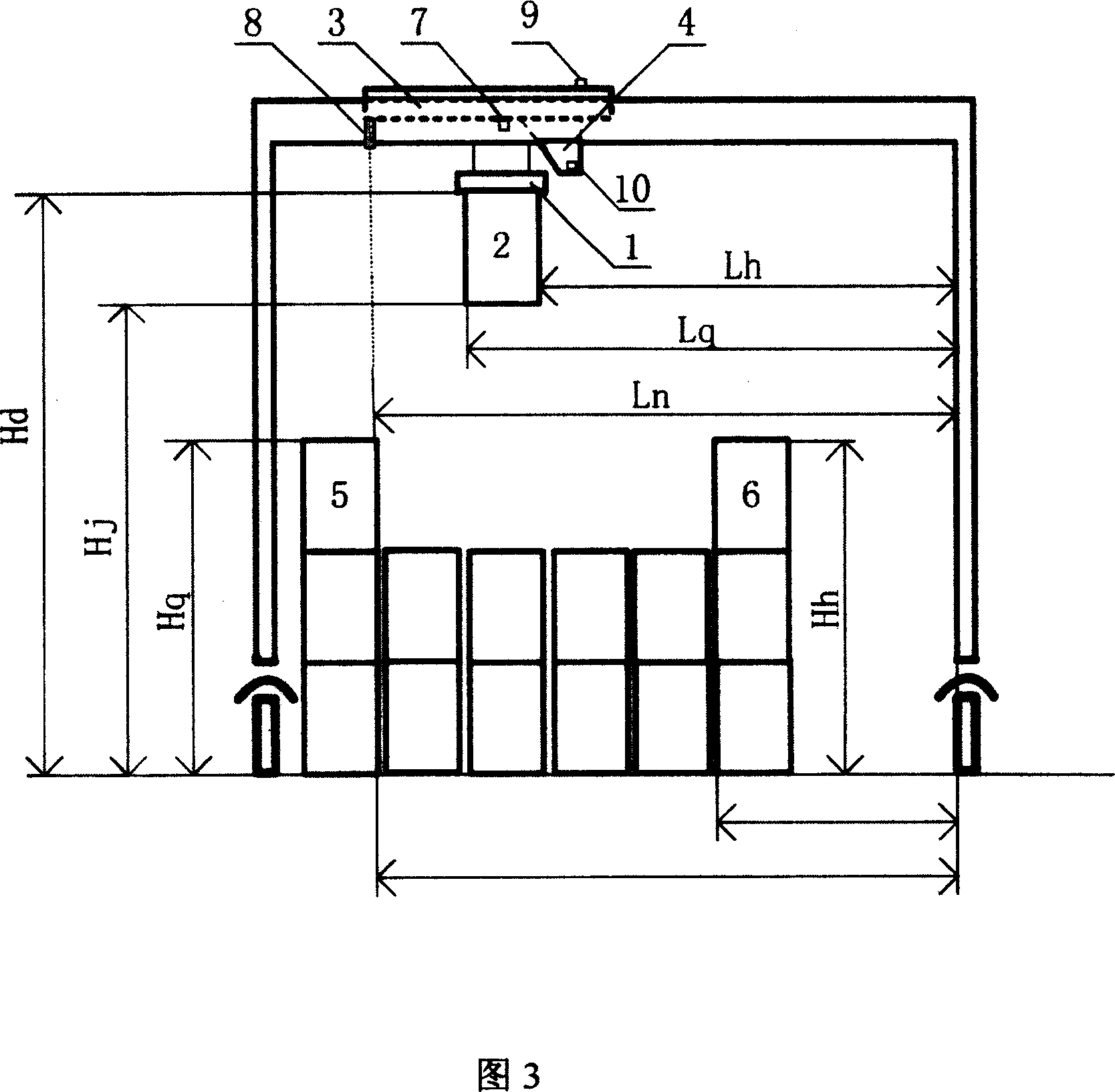 Safety controller for running hoist