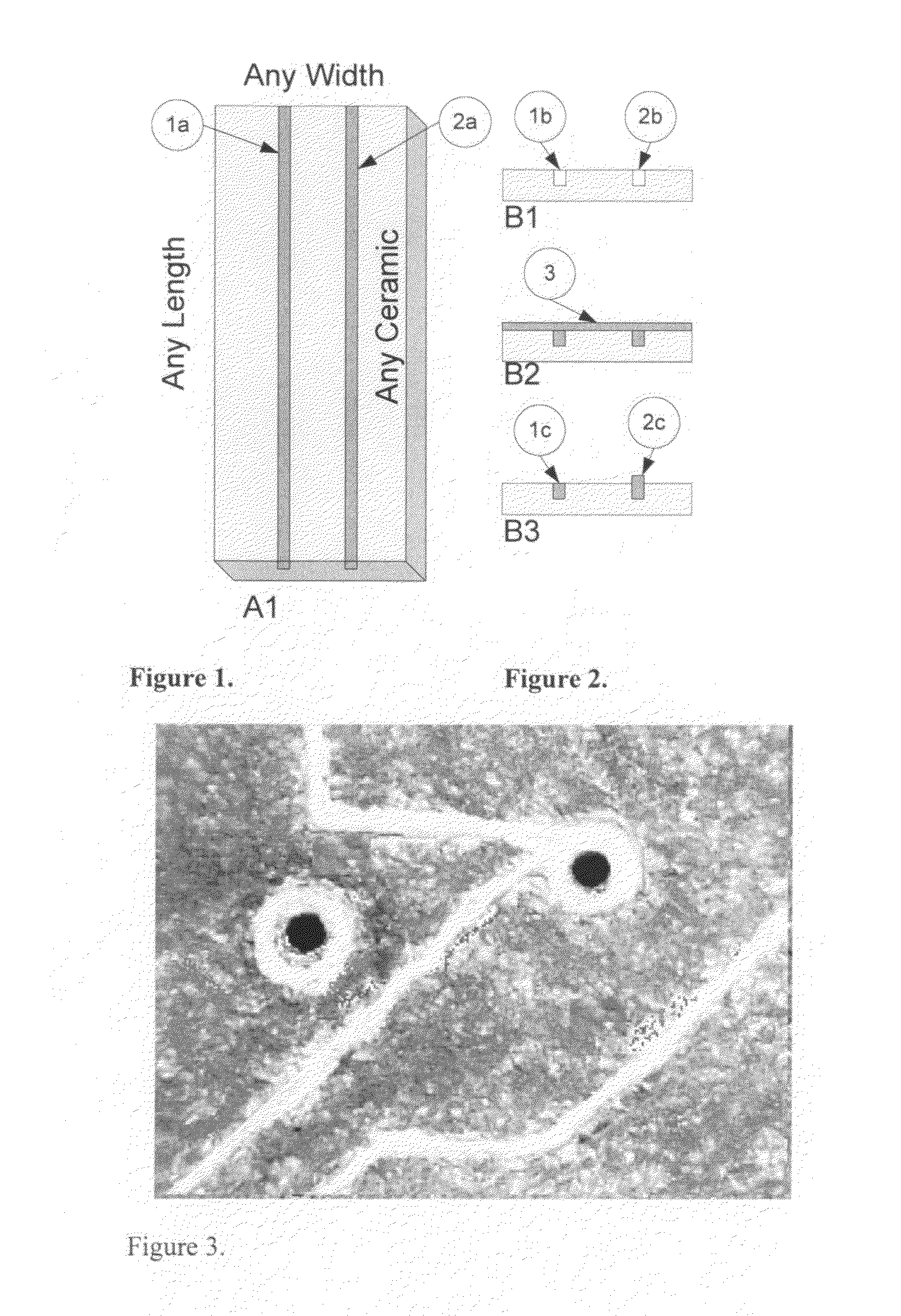 Method for high-temperature ceramic circuits