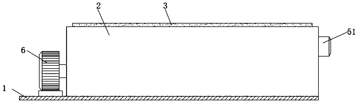 High-efficiency treatment device for grain airing