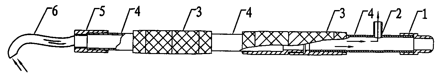 Cleaning device of plug-in smoke gas on-line monitor probe