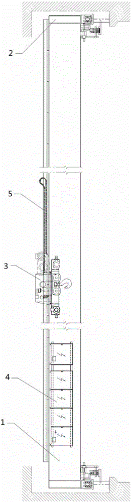 Electric hoist bridge crane for clean room