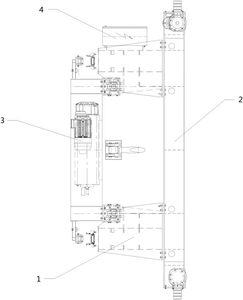 Electric hoist bridge crane for clean room