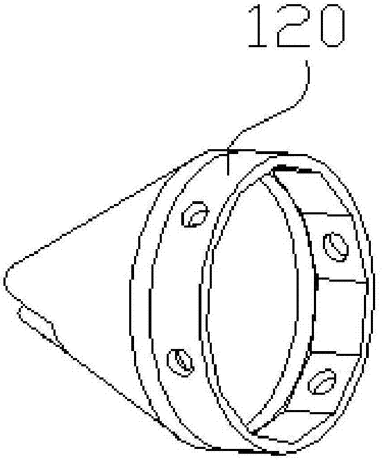 A submarine cable traction structure and its installation method