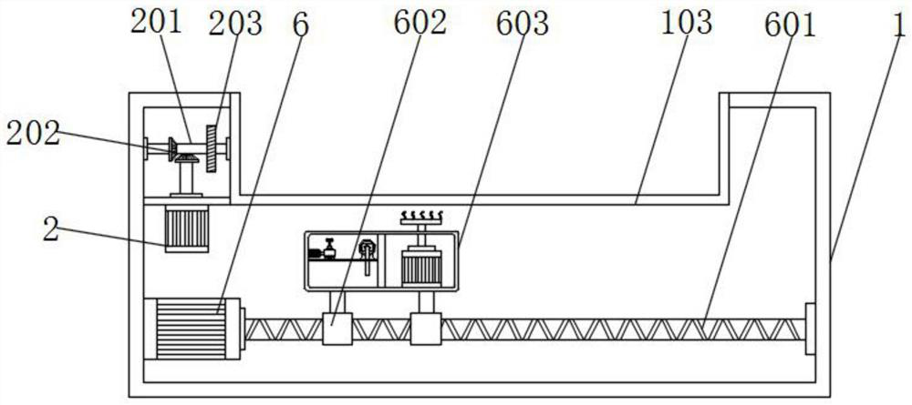 Roller cleaning device with crack repairing structure