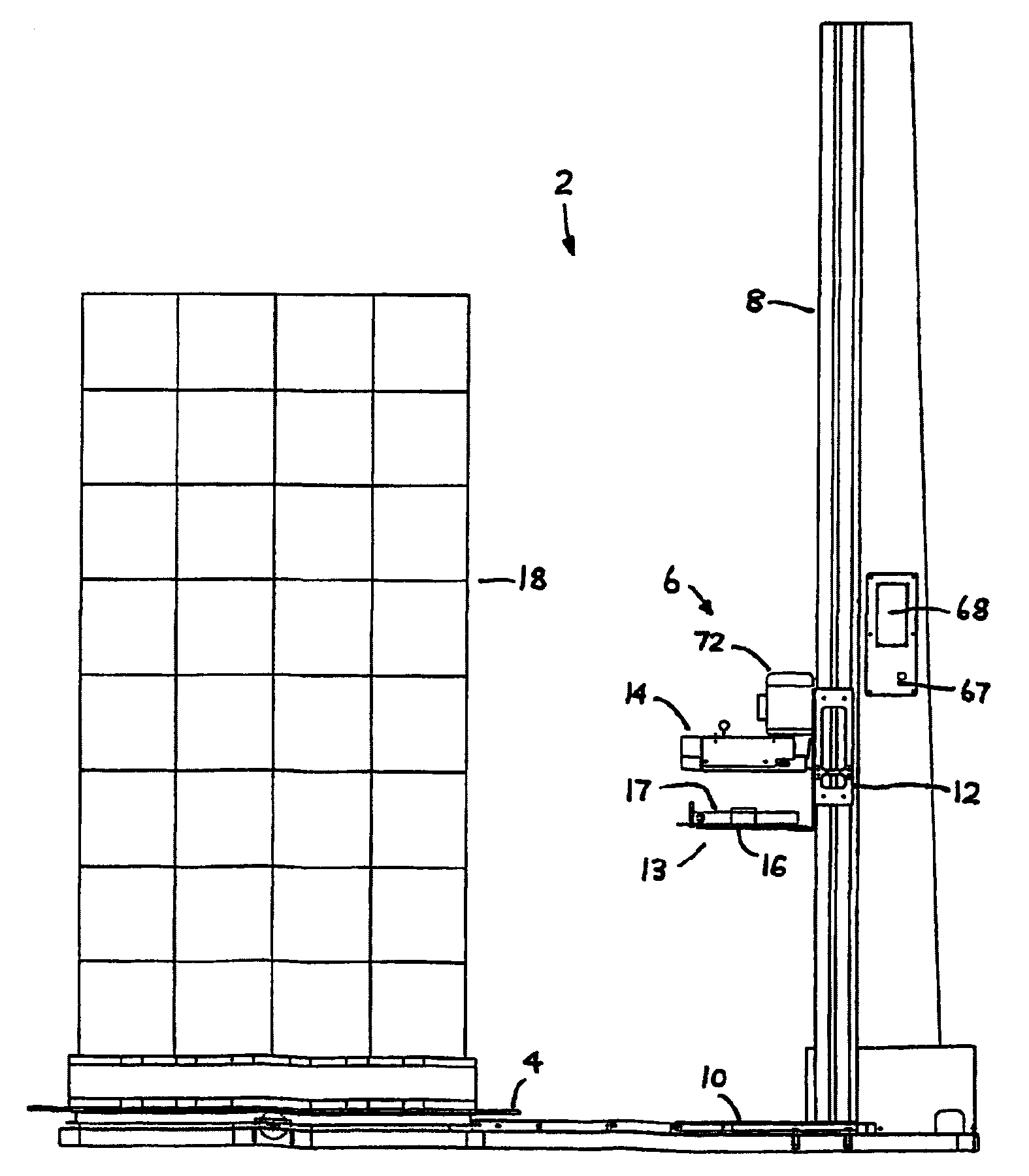 Method and apparatus for wrapping a load