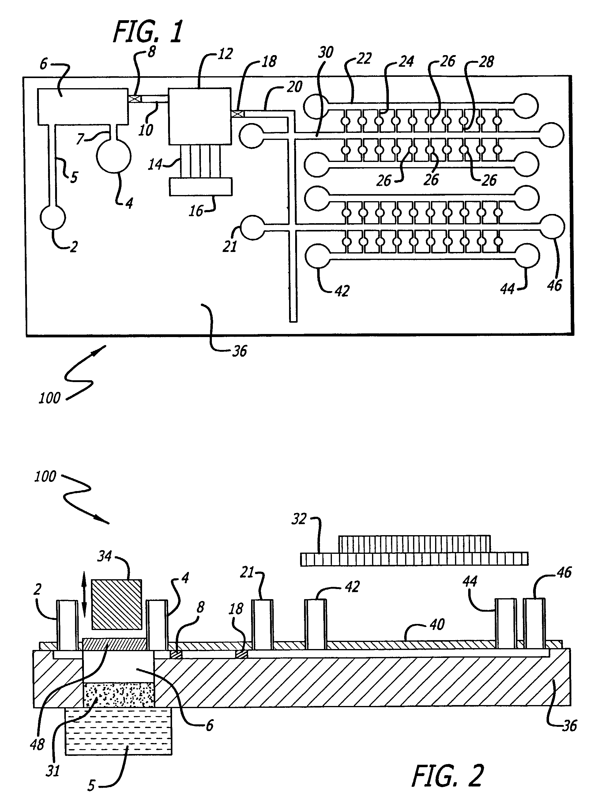 Sample preparation integrated chip