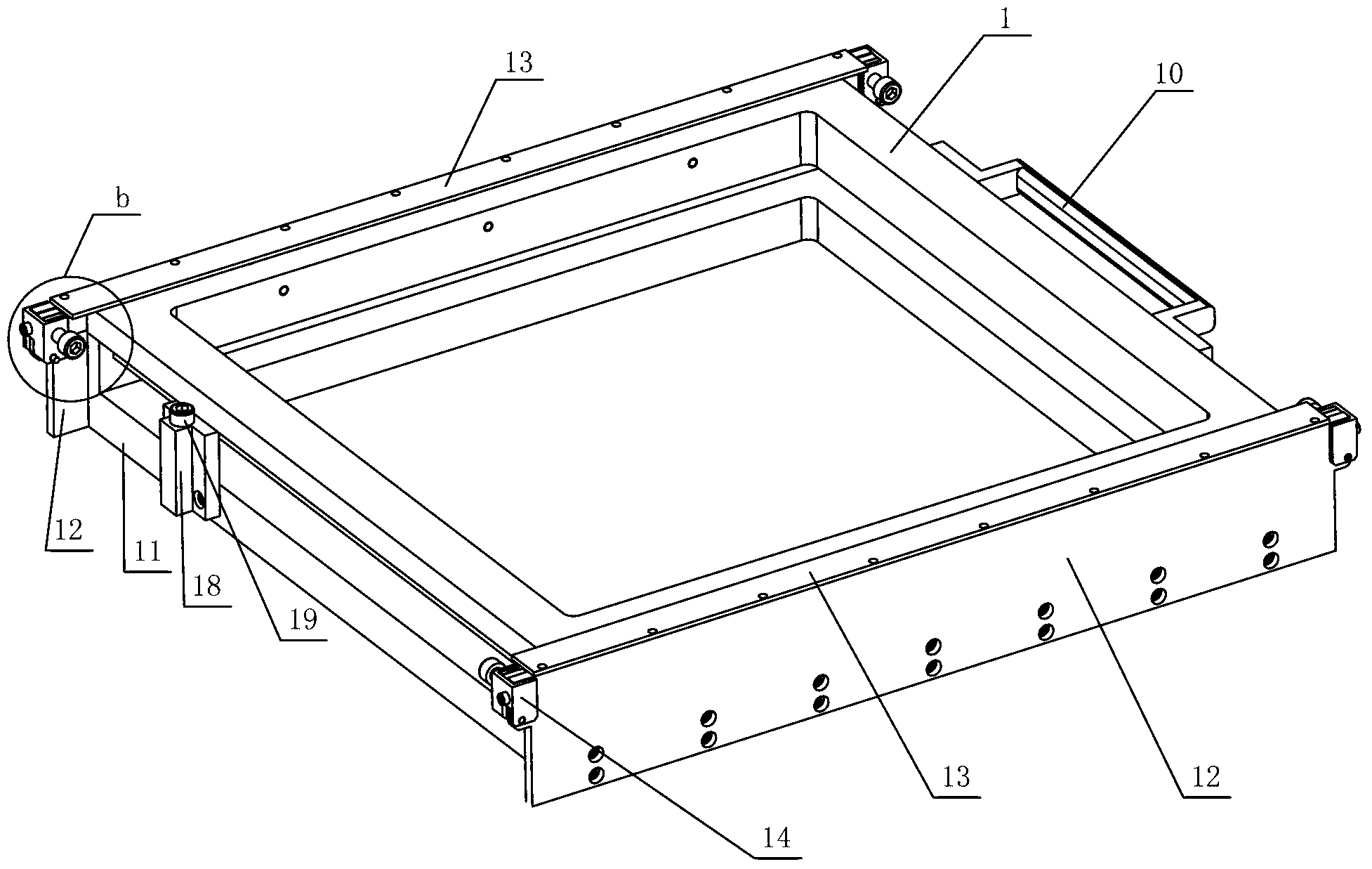 Fast assembly and disassembly mechanism for nonlinear large-aperture optical elements