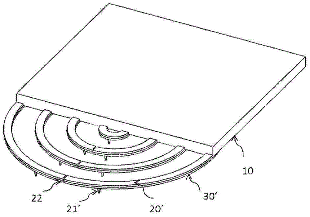 AFM probe array integrated with ultrasonic energy transducers