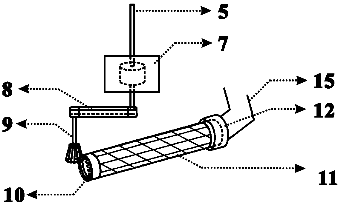 Temperature-controlled soil continuous grinding and screening device