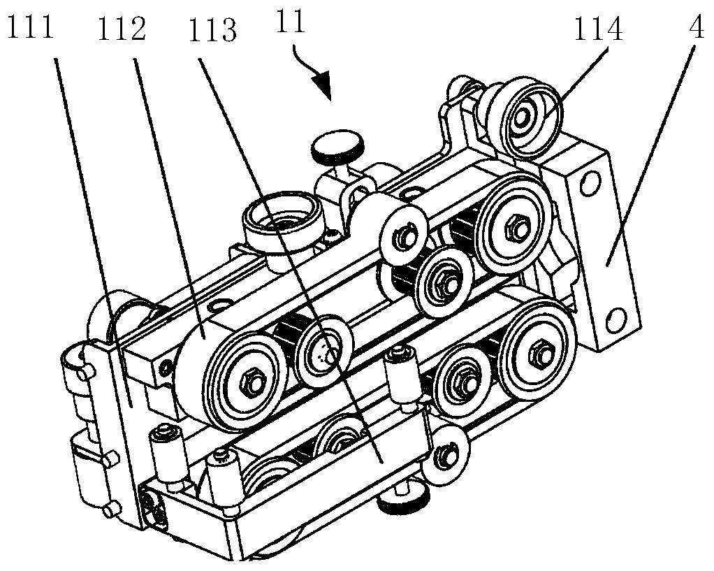 Clamping control device for endoscope